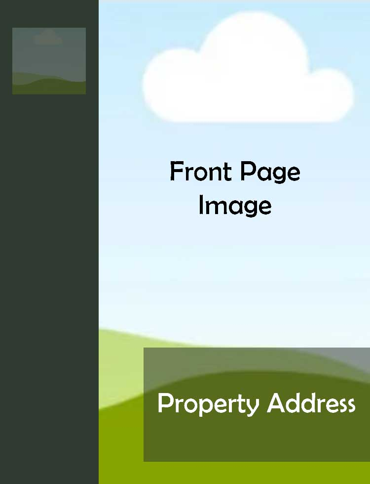 Property brochure layout example 1